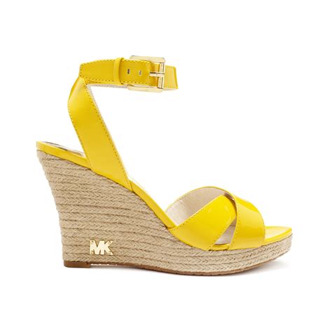 Michael Kors ladies yellow sandals